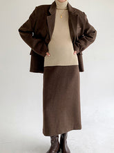 Vintage Solid Lapel Suit